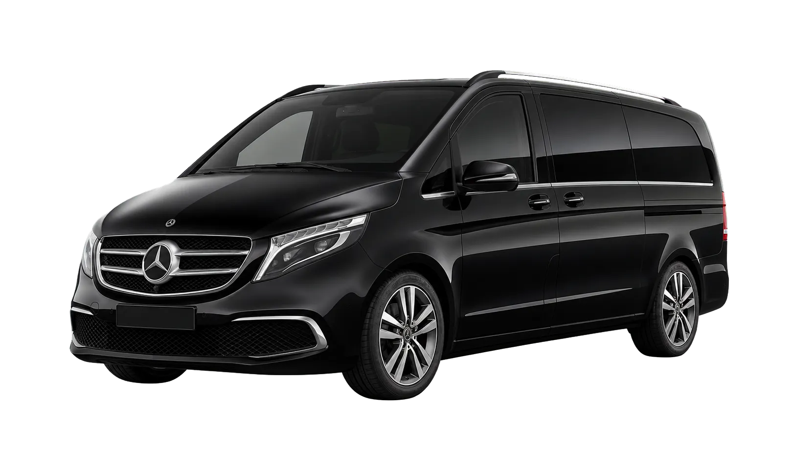 Black Mercedes-Benz V-Class