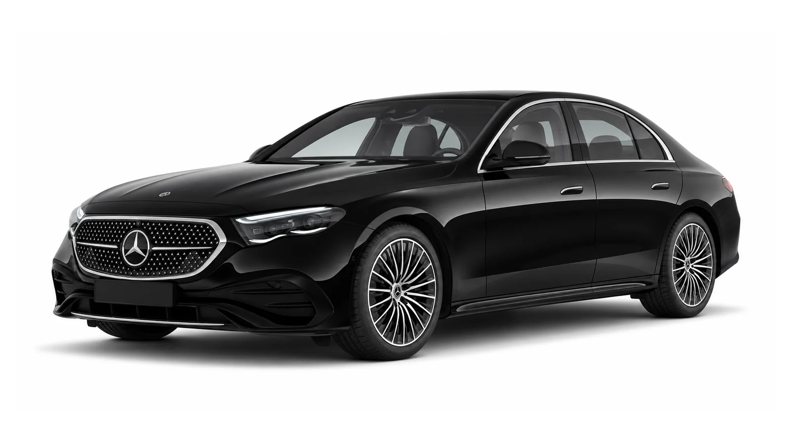 Black current-generation Mercedes-Benz E-Class