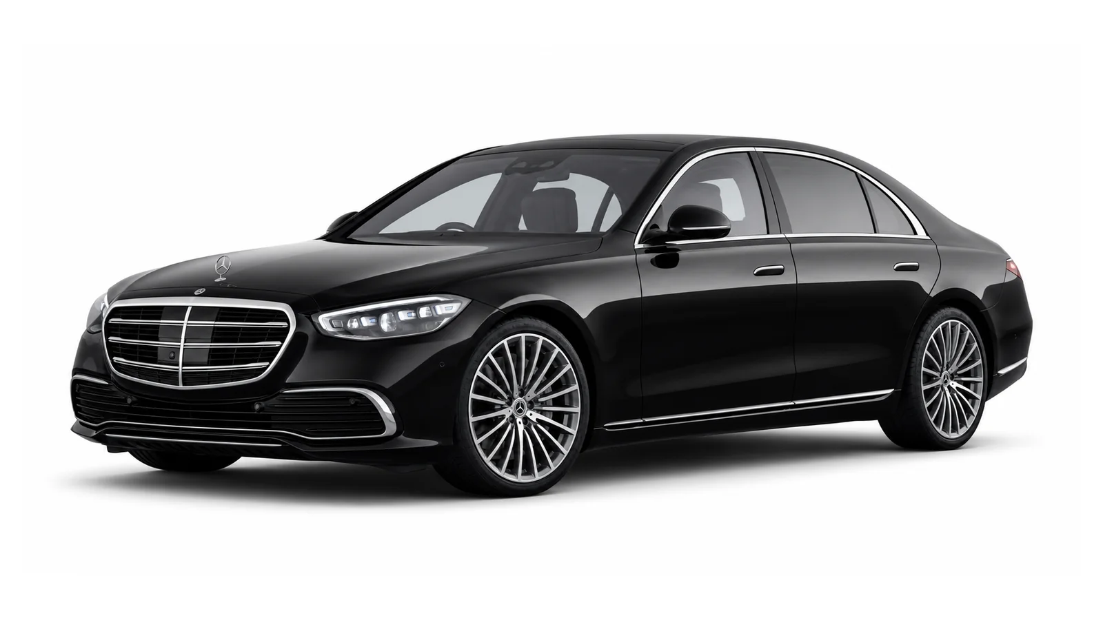 Black current-generation Mercedes-Benz S-Class