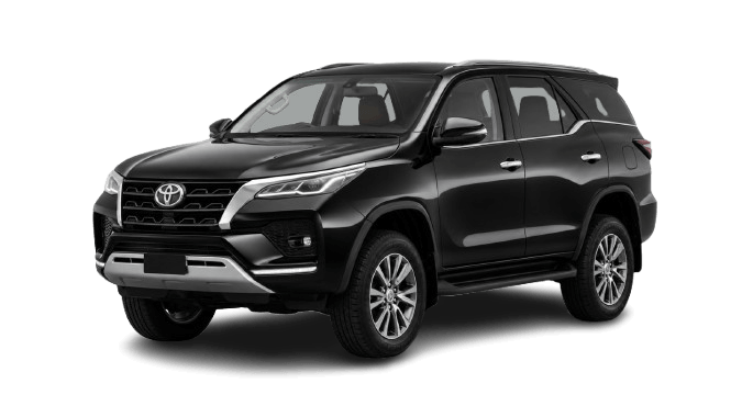Black Toyota Fortuner